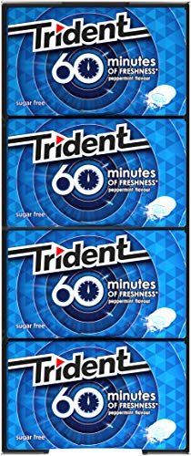 Caramelo duro Halls Cítrico y chicle Trident 60 Minutos Menta para un aliento fresco prolongado 6