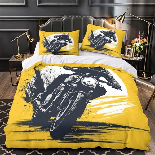 Housse de couette 200x200 cm de qualité hôtelière en microfibre douce - 4