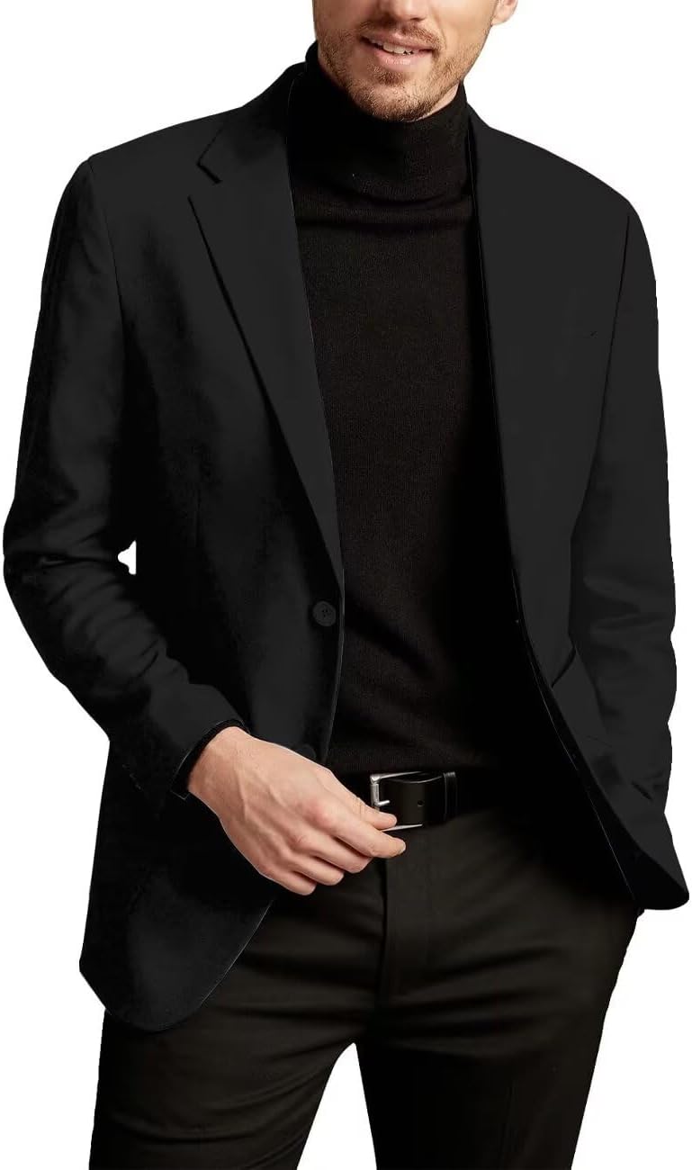 SHUZHXLZANGY Mens Blazers and Sport Coats Slim Fit Jackets for Men Casual Blazer Suit Formal Business