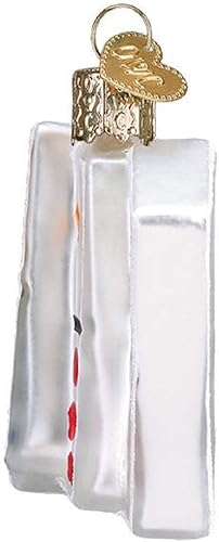 Vista 3 de Old World Christmas Adorno DOMINOS, multicolor