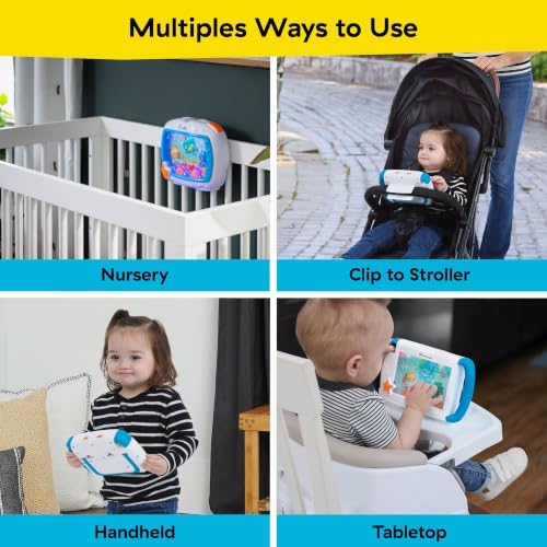 Image of Baby Einstein 2-in-1 Sea Dreams Soother On-the-Go Gift Set, Musical Crib Toy Sound Machine and Portable Aquarium Toy, Ages Newborn and Up