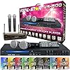 Vocal-Star VS-600 HDMI Karaoke Machine Met Bluetooth Inclusief Partijkaraoke Songs & Microfoons (Draadloze 1500 Nummers)