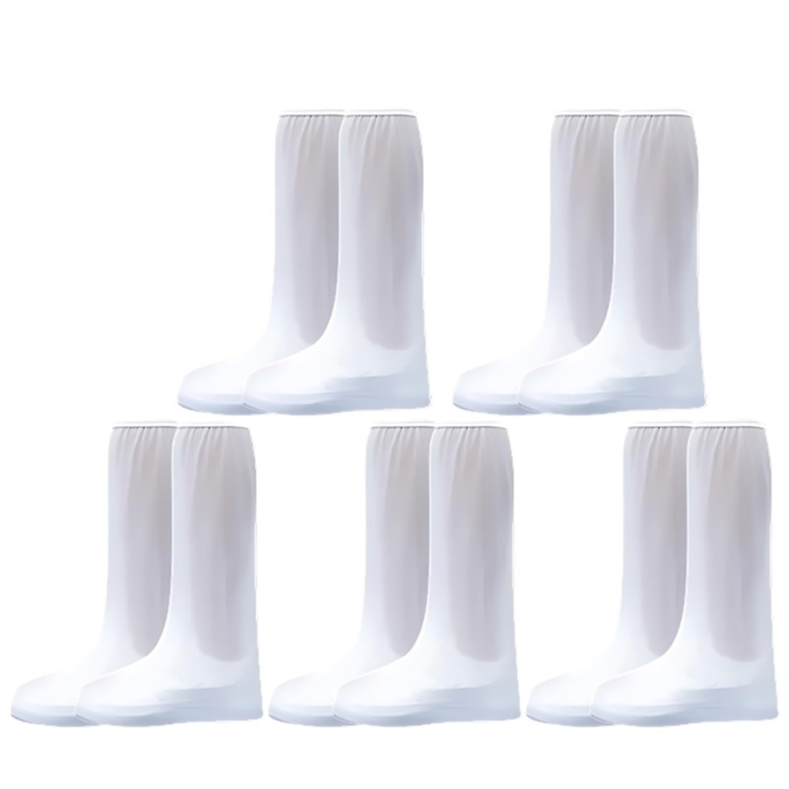 Cubrezapatos para la Lluvia 1-10 pares de fundas impermeables for zapatos for montar al aire libre, fundas for zapatos antideslizantes de gran espesor con capa impermeable y cremallera for zapatos de