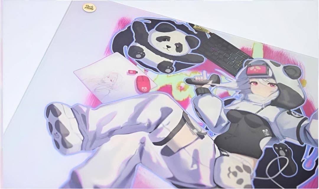 Amazon.co.jp: Uncle Panda NODE Glass Mousepad 490×420mm 高精度