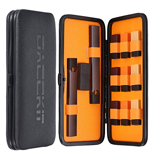 D DACCKIT Carrying Case Compatible for JUUL and Accessories - Temptation Yellow