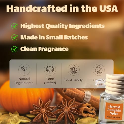 Image of Car Air Freshener, Harvest Pumpkin Spice, Bootleg Collection, Made in USA