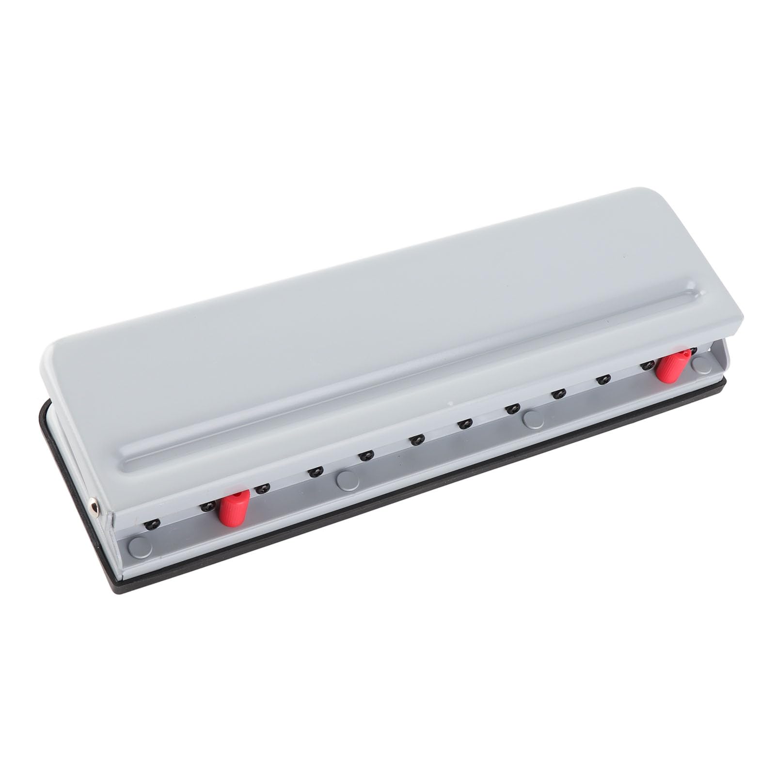 Perforatrice Regolabile a 12 Fori, 6 Fogli A4, a Forma di Fungo, con Righello di Posizionamento e Raccoglitore di Scarti, per Rilegatura di Fogli Sfusi, Uso Scolastico e ufficio. (#GY)