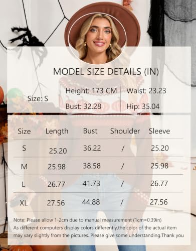 Image of Women's Fair Isle Sweater Crew Neck Long Sleeve Heart Sweater Vintage Tops
