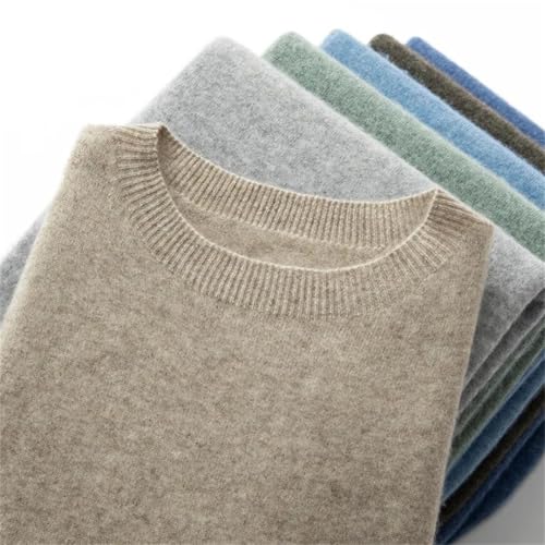 Men’S Round Neck Short Sleeve Cashmere Knitted Breathable Thin Casual Solid Jumper Tops4