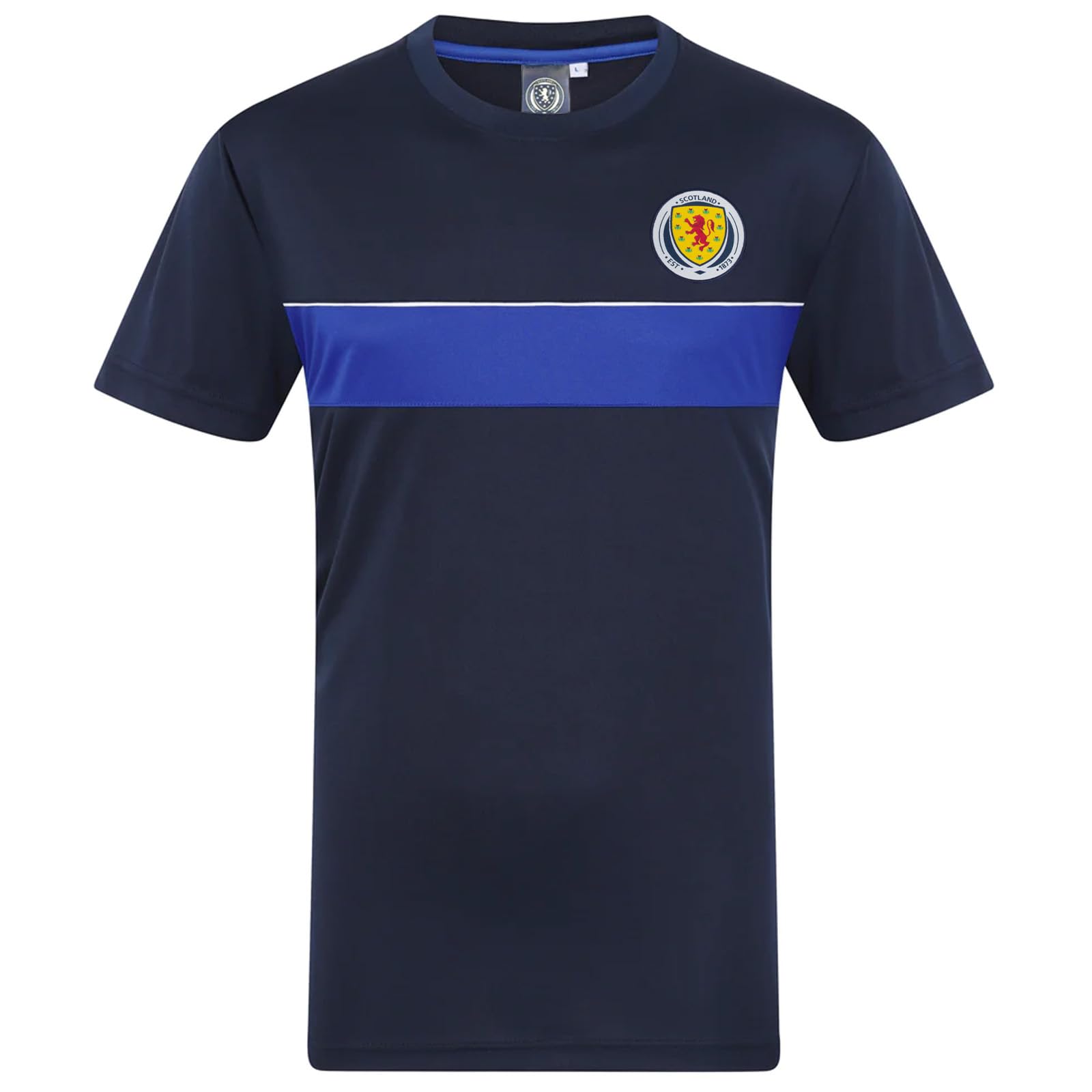 Scottish Fa Men's Navy Blue Scotland Official Football Gift T-Shirt Poly Navy Xl
