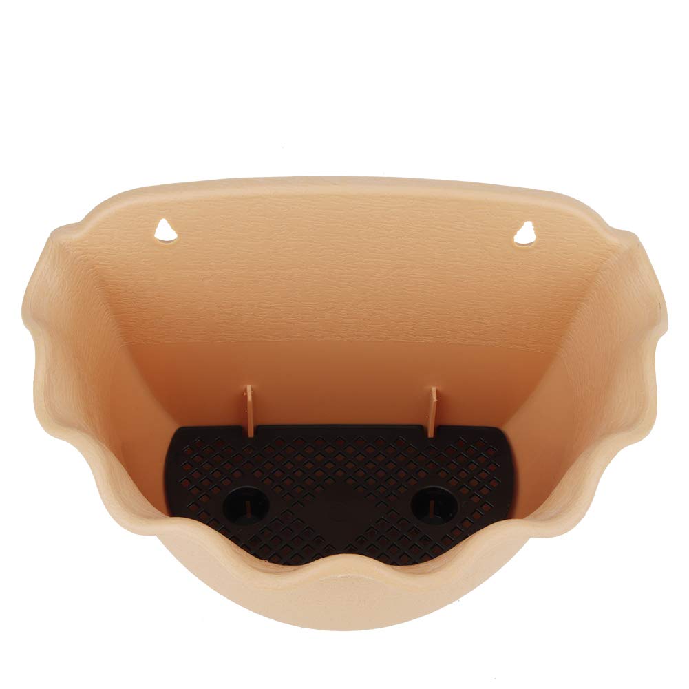 Wall Mount Plant Holder, Plastic Large Wall Hanging Planters Pot Flower Pot Balcony Storage Garden Basket Decoration for Indoor Plants