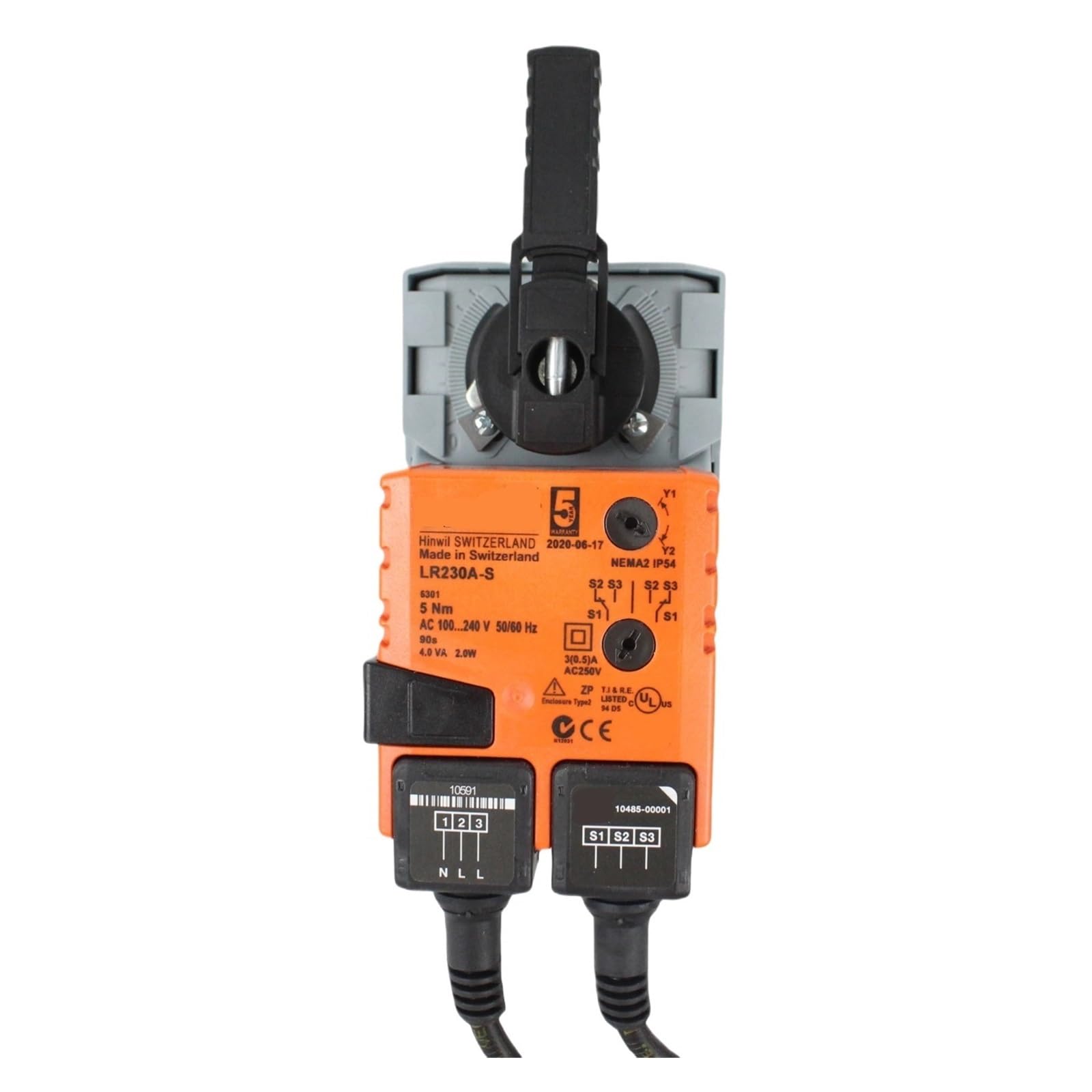 BRODEFUP 5NM LR230A-S AC230V AC220V Open-Close Rotary Actuator