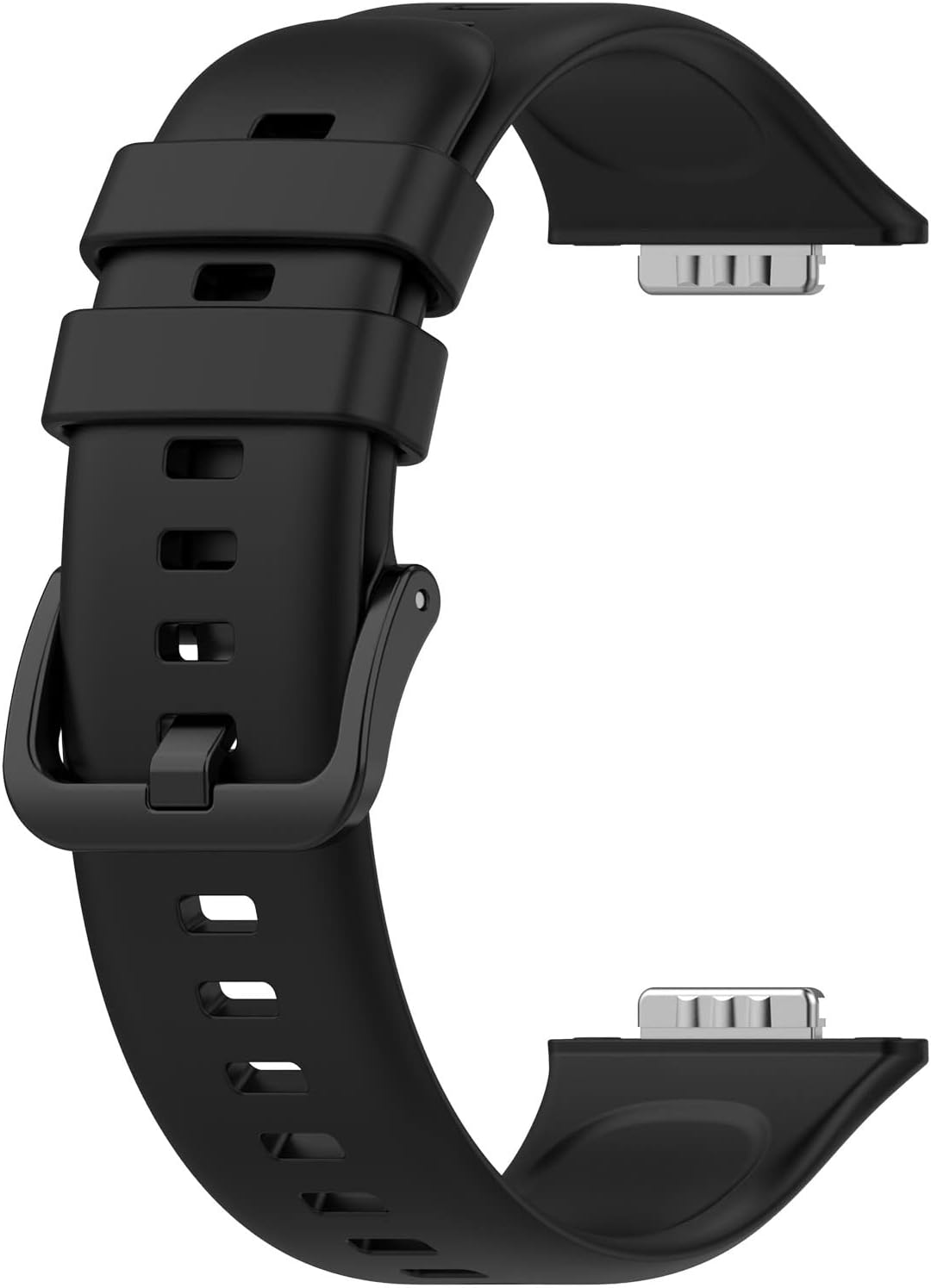 (Similar to) Muovrto Replacement Band for Huawei Watch Fit 2,Silicone Watch Band Sport Strap for Huawei Watch Fit 2 Active/Classic/Elegant Black+Dark Blue+White