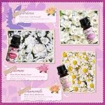 SALKING Floral Essential Oils Set, Premium Pure and Natural Essential Oils, Fragrance Oil Scented Oils for Oil Diffusers 6 x 10 ML - Lavender, Rose, Jasmine, Cherry Blossom, Gardenia, Chamomile - Image 4