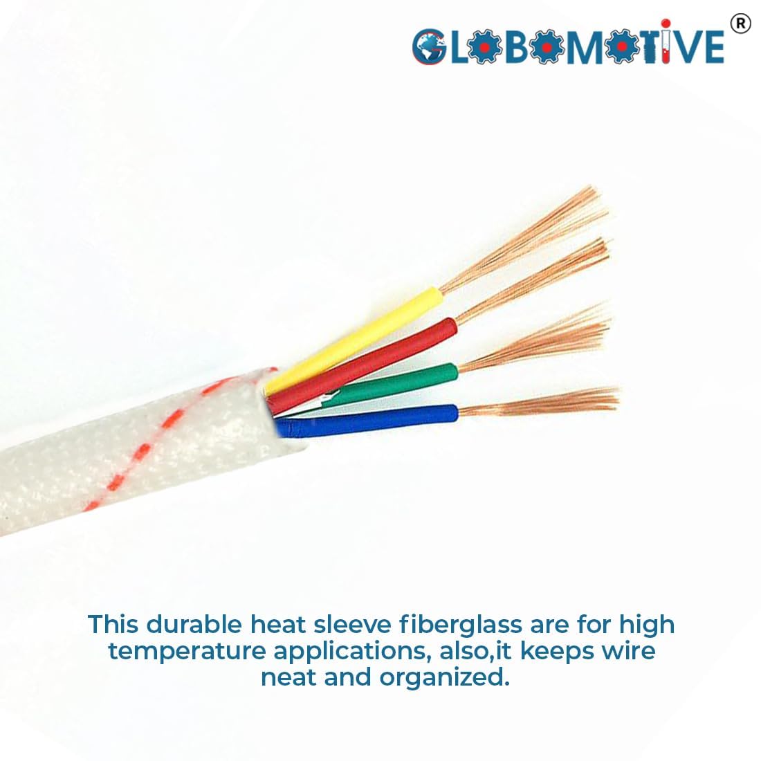 Fiberglass Wire Sleeve - Heat & Rodent Protection -2