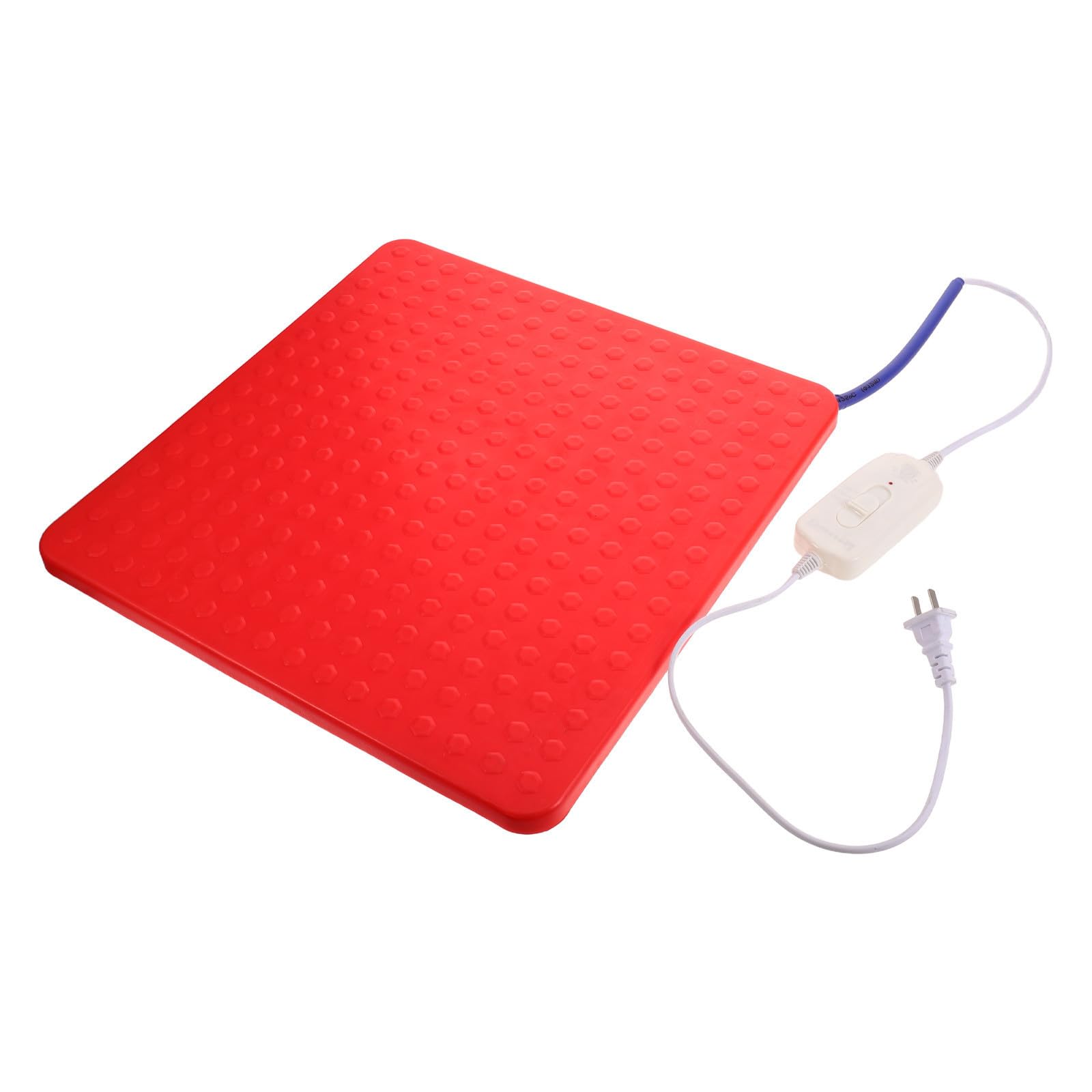 Cabilock Tappetino Termico per Rettili e Piccoli Animali Domestici in Polipropilene 39,5x39,5cm con Design a Risparmio Energetico e 2 Livelli di Calore per Terrari e Gabbie