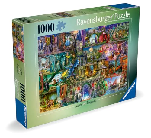 Ravensburger Puzzle 2D 1000 elementów: Mity i legendy Design Nowy - vue 2