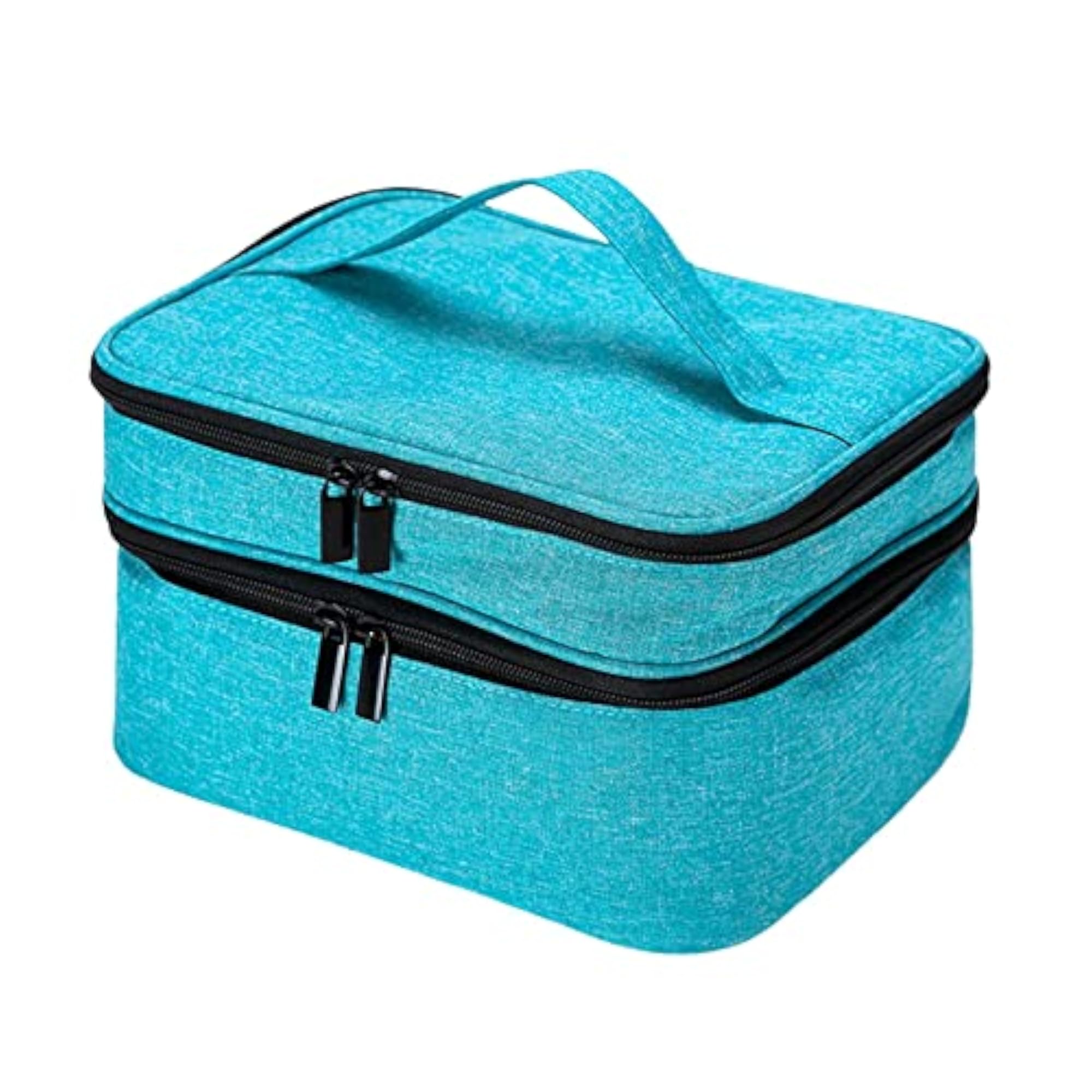 Nail Polish Carrying Case Bag, Large Capacity Blue