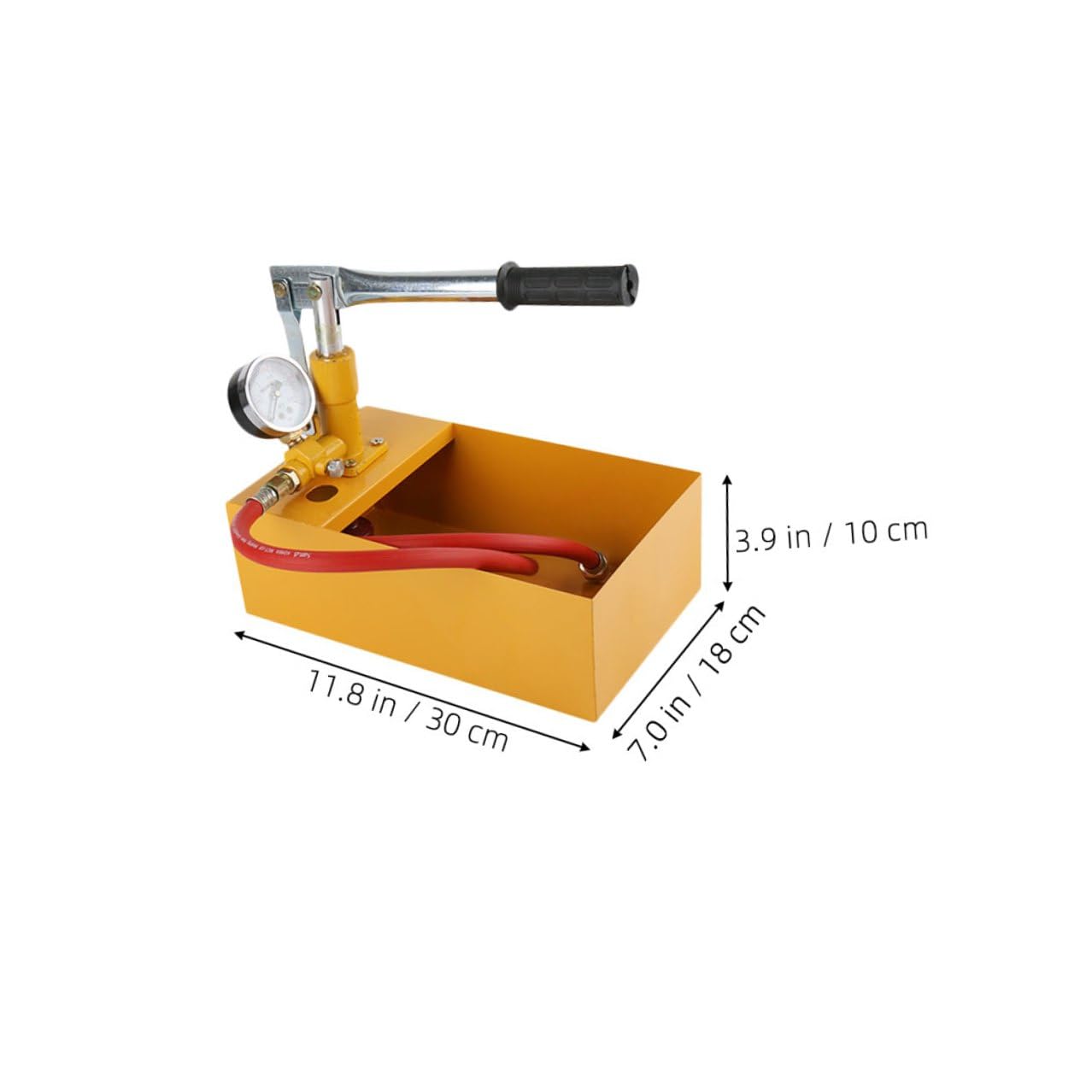 Bomba de Prueba de Presión Hidráulica Manual Manguera para Válvulas y Tuberías, Alta Eficiencia y Aleación de Aluminio para Tareas de Plomería Color Aleatorio