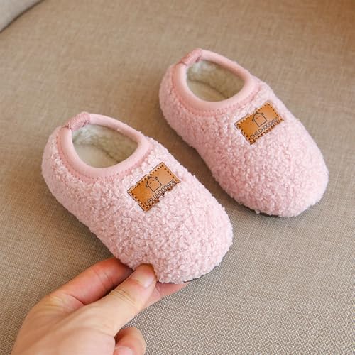 IWIHMIV Toddler Winter Shoes Girls Baby Home Fashion Cotton Slippers Infant Non Slip Soft Flat Shoes4