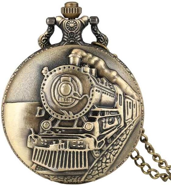 SWANKOLD TRAIN STYLE POCKET WATCH