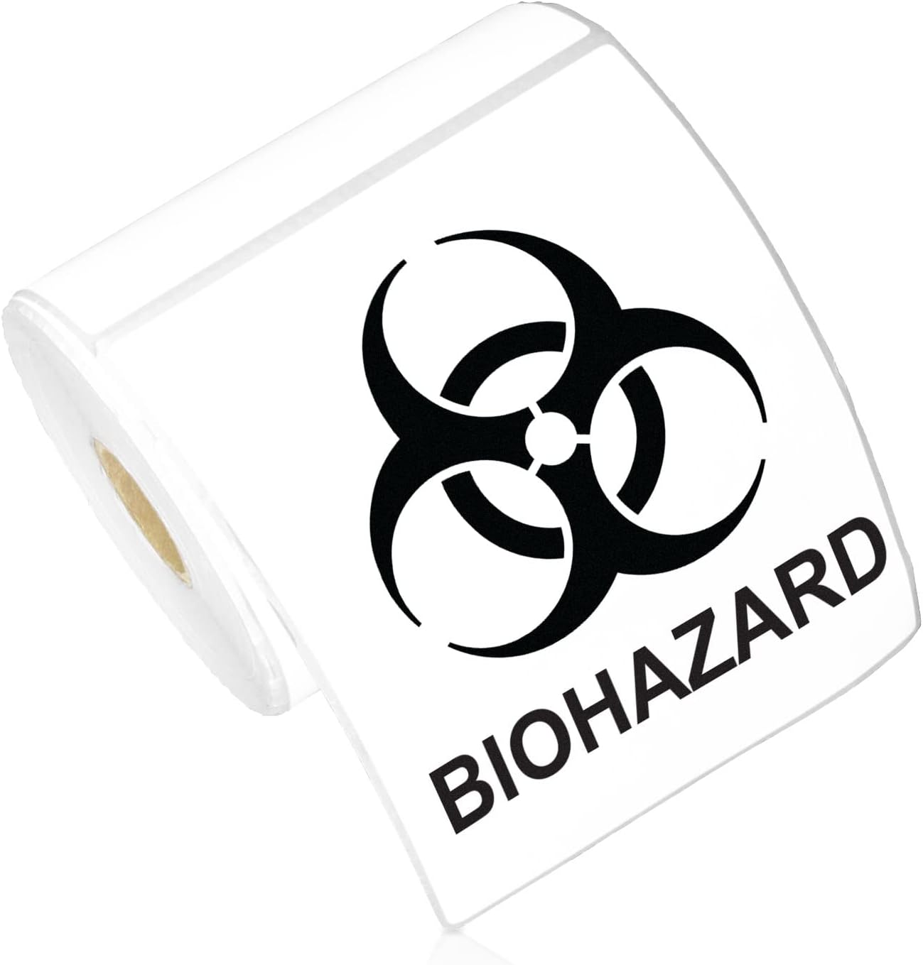 OfficeSmartLabels – 4" x 5" Direct Thermal Labels - Compatible with Zebra & Rollo Desktop Printers and More – 1” Core, Permanent Adhesive & Perforated [4 Roll, 1200 Labels]