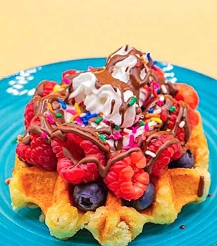 Authentic Imported Pearl Sugar Belgian Waffles (Traditional, [15x] 100g Waffles)