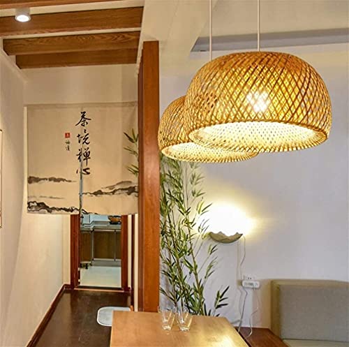 Linterna café restaurante de diseño exclusivo tejido con soporte E27 6