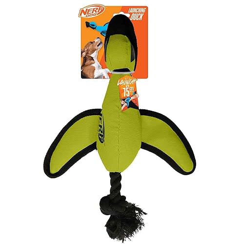 Nerf Dog Trackshot Launching Duck Dog Toy, 16.5 Dog Fetch