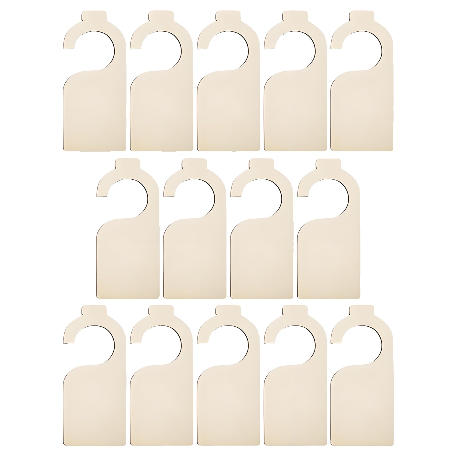 TopHomer 14 separadores de madera para armario, divisores de ropa reutilizables