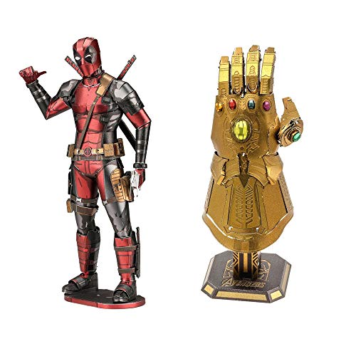 Modelismo metálico 3D Marvel Deadpool el regalo ideal de cumpleaños para fans de los cómics