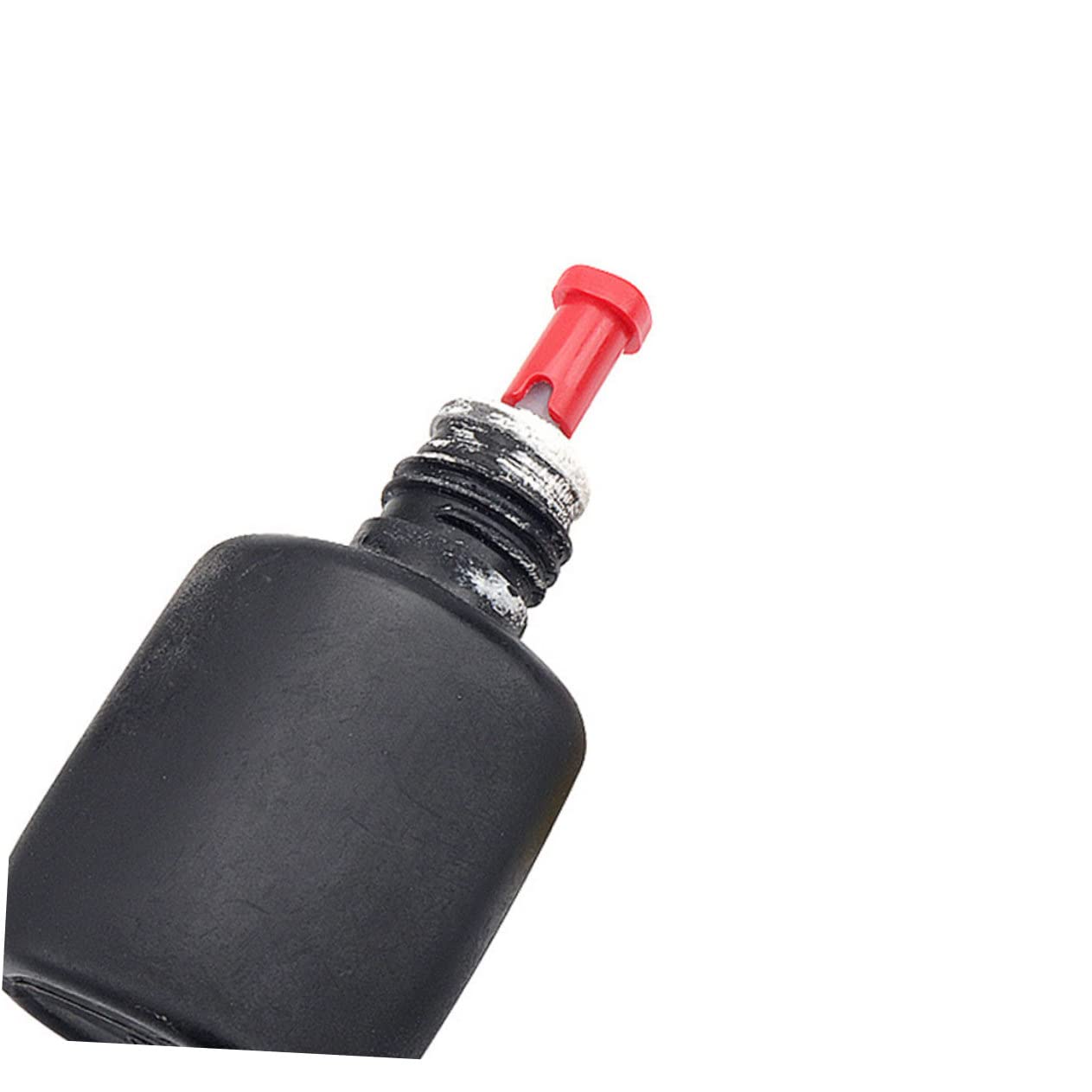Didiseaon 300 Piezas Aguja De Pegamento Para Pestañas Suministros De Pestañas Aguja De Bloqueo De Botella De Pegamento Pasador De Pegamento De Pestañas Agujas De Bloqueo El Plastico Rojo