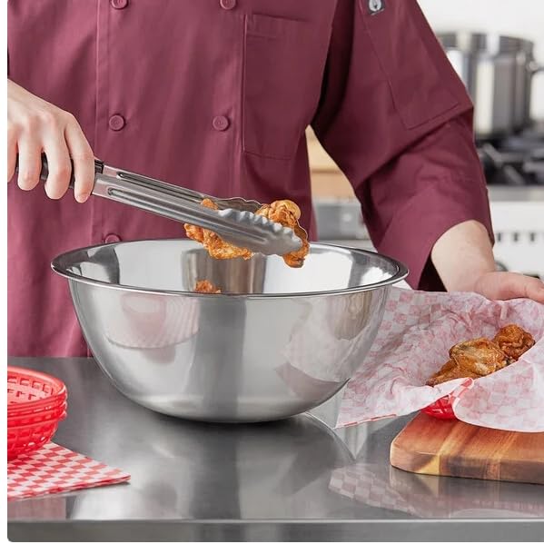 Tazón para mezclar de acero inoxidable 8 qt estilo estándar miniatura 2