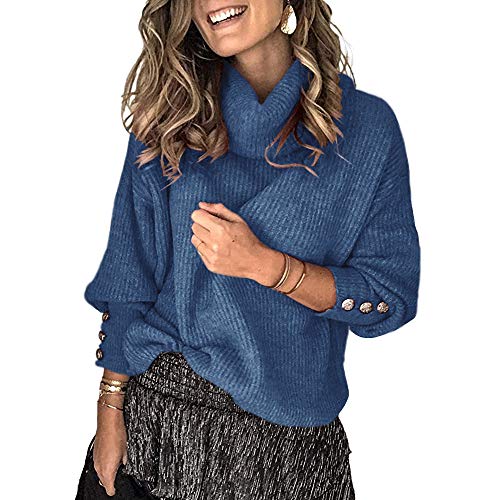 Image of Sovelen Womens Oversized Sweater Cowl Neck Fall Winter Slouchy Knit Sweater