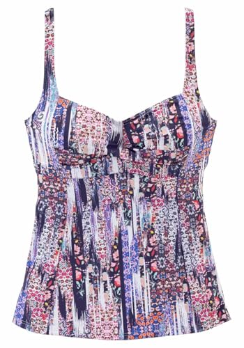 LASCANA Women's Print Underwire Tankini Top4