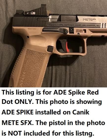 Ade Advanced Optics Spike (RD3-018) Micro Red Dot Sight for Canik TP9 Elite SC, Canik Mete SFT, Sig Sauer 365XL, Ruger Max9 and Springfield Hellcat OSP/PRO