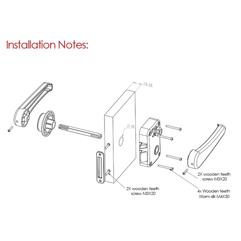 6X Cerradura de Puerta de Inodoro RV Cerradura de Puerta de Baño Cerradura de Manija de Pestillo de de Caravana Accesorios de RV