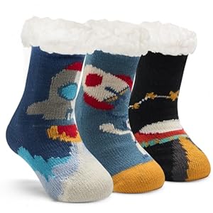 Boys Fuzzy Socks Winter Warm Socks ...