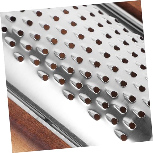 Rallador de Queso de Acero Inoxidable con Caja de Madera miniatura 2