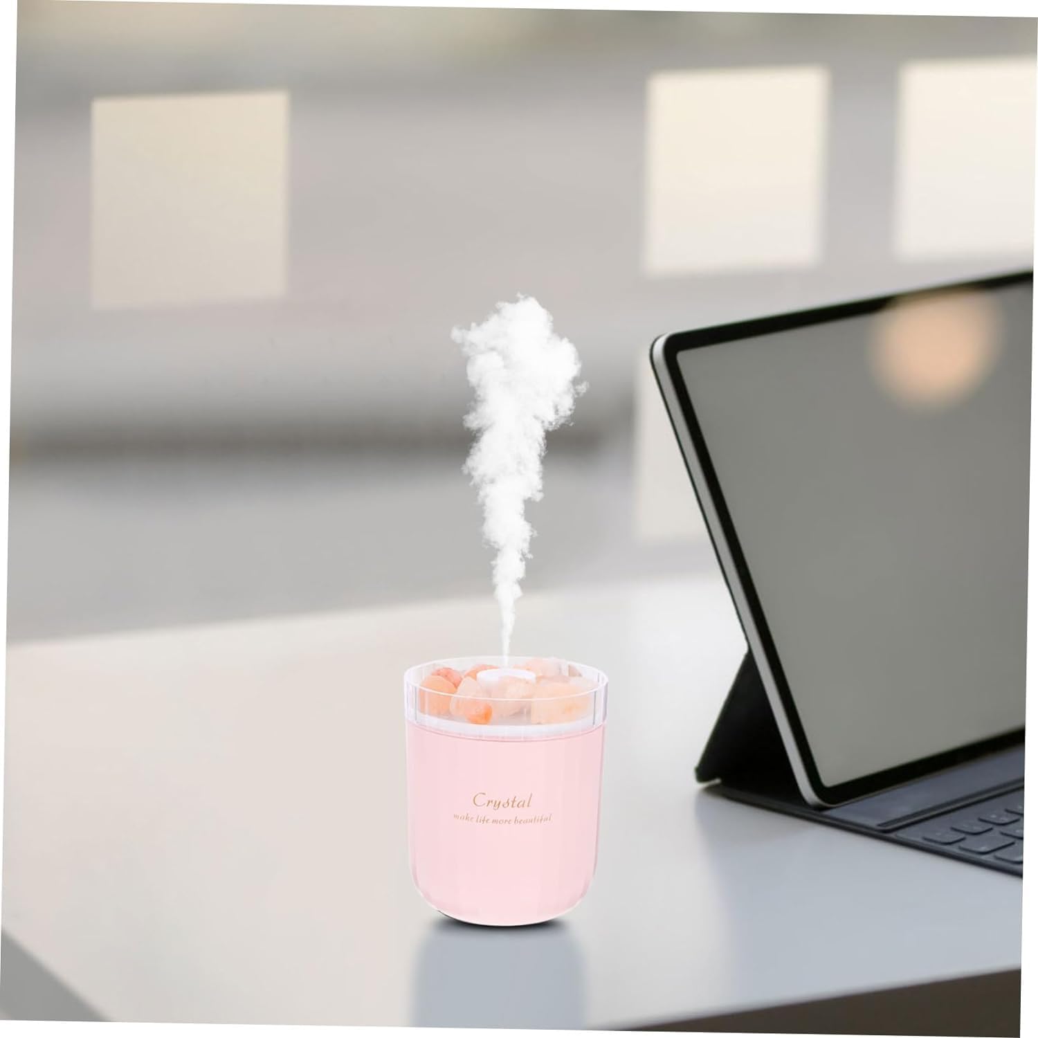 per Uso Domestico 1pc Umidificatore a Pietra di Sale Diffusori di Olio Essenziale Piccoli umidificatori di Olio Essenziale Diffusori di Olio Essenziale for la casa