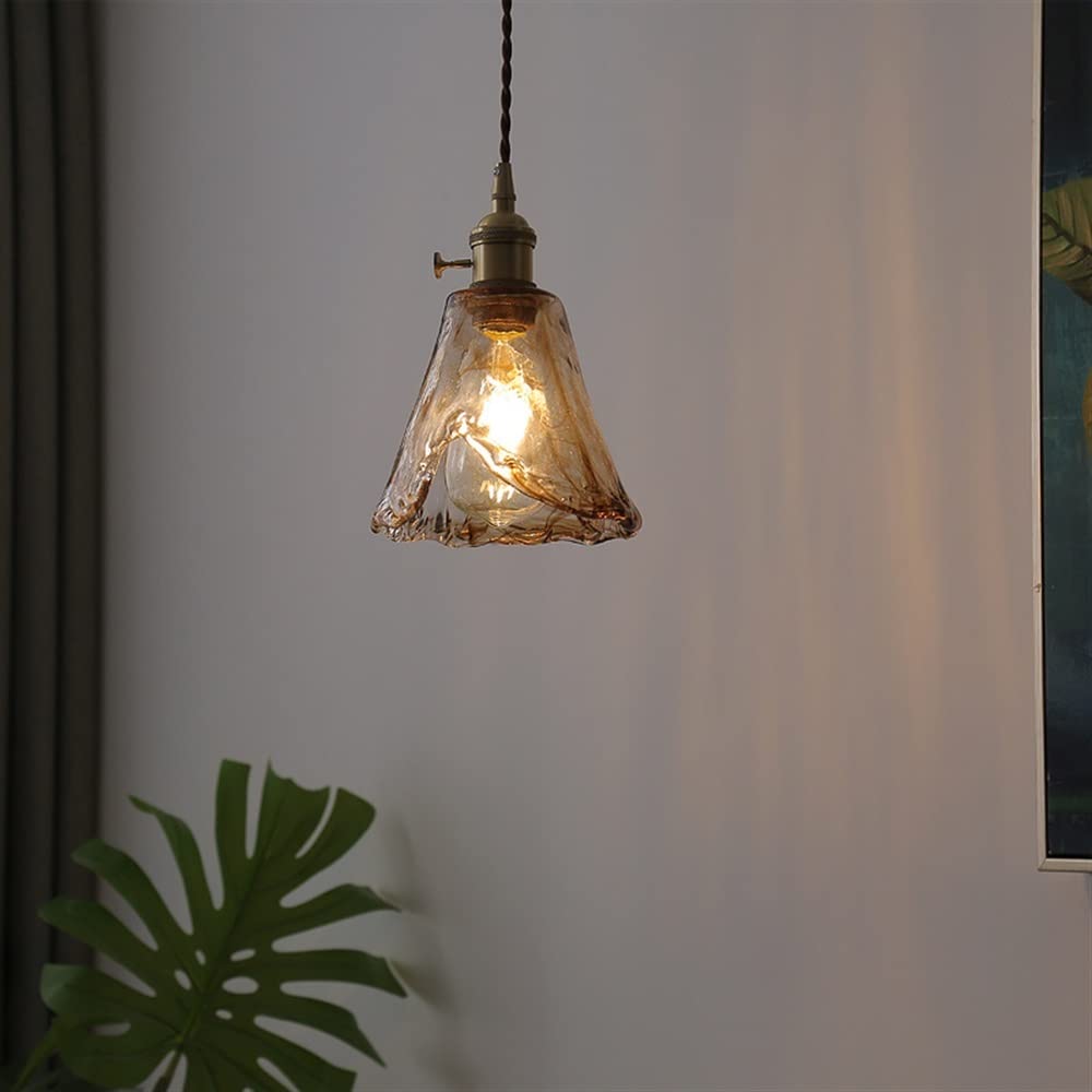 Japońska miedziana lampa wisząca