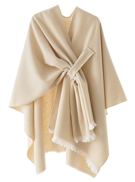 Women's Shawls Wrap Poncho Soft Capes Open Front Cardigan Large Blanket Wraps Shawl Knitted Cloak Cardigan Warm