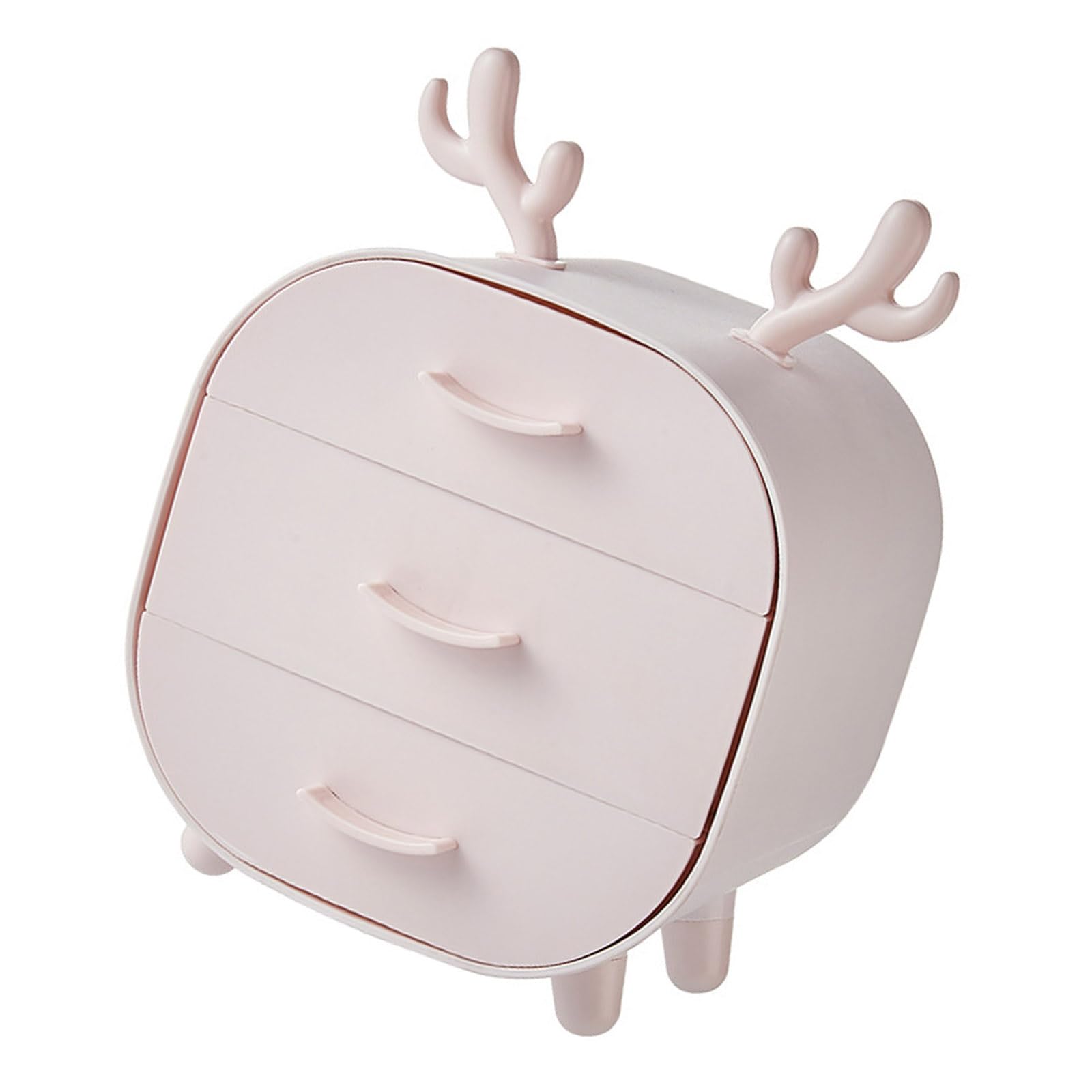 Woedpez Desktop Storage Box Makeup Organiser Multiple Compartments Lightweighted for Desk Accessories Modern Desk Organiser Storage Box