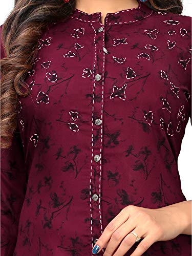 Vbuyz-Womens-Rayon-Embroidered-Straight-Stitched-Purple-Stylish-Kurta