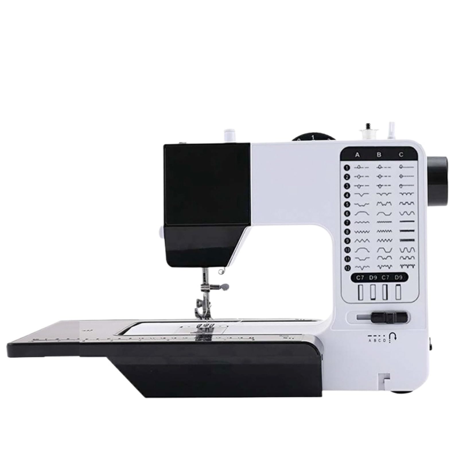 Materiales de Costura, Mini Máquina De Coser Con Luz LED
