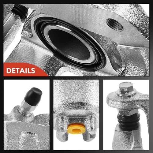 A-Premium Disc Brake Caliper Assembly with Bracket Compatible with Select Honda Models - Odyssey 2005 2006 2007 2008 2009 2010, V6 3.5L - Rear Right Passenger Side by A-Premium - Image 7