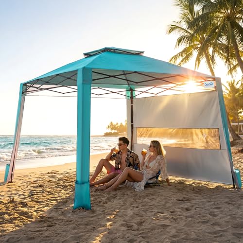 Quictent 10x10 Pop Up Canopy Tent with 1 Sidewall...