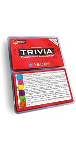 Carte Quiz Trivia Espansione – 648 Domande Per Serate Tra Amici, Gioco Da Tavolo In Italiano (Edizione Arancione)