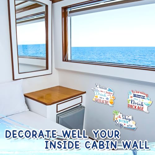 9 imanes decorativos grandes para puerta tema crucero miniatura 5