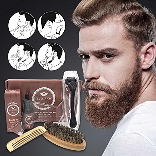 Bouilloire Crecimiento De Barba Kit De Crecimiento De Barba Kit De Cuidado Hidratante para Barba Kit De Barba Larga… - Imagen 3